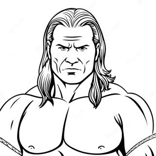 Fine Line Wwe Coloring Page 57001-47364