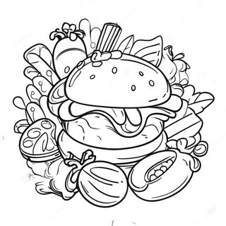 Food With Eyes Coloring Pages