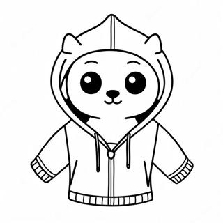 Ranboo With Colorful Hoodie Coloring Page 57033-47383