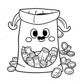 Hot Cheetos Clipart Coloring Pages