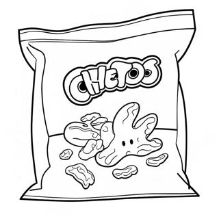 Hot Cheetos Bag Coloring Page 57052-47392