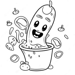 Spicy Hot Cheetos Cartoon Character Coloring Page 57053-47405