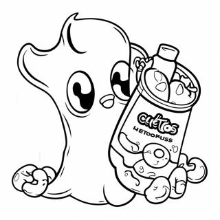 Spicy Hot Cheetos Cartoon Character Coloring Page 57053-47407