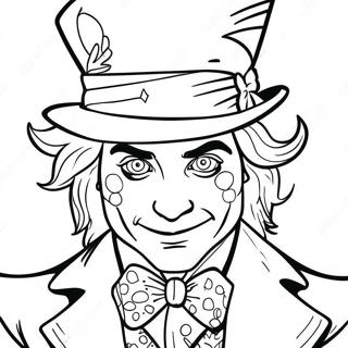 Mad Hatter Coloring Pages