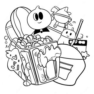 Movie Characters Coloring Page 57072-47410