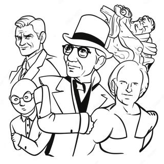 Movie Characters Coloring Page 57072-47412