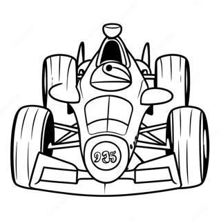 Indy Car Coloring Pages