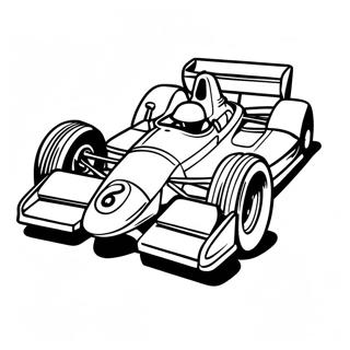 Fast Indy Car Racing Coloring Page 57083-47418