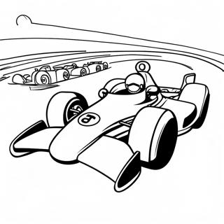 Fast Indy Car Racing Coloring Page 57083-47419