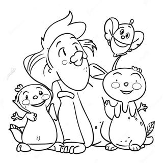 Charming Kevin Henkes Characters Coloring Page 57093-47427