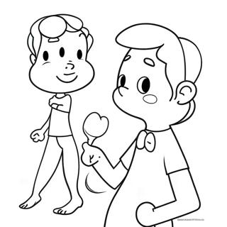 Charming Kevin Henkes Characters Coloring Page 57093-47428