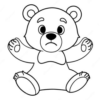 Scary Bear Coloring Page 57102-47435