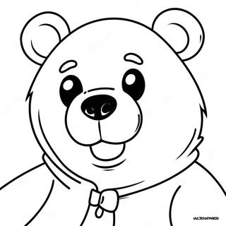 Scary Bear Coloring Page 57102-47506