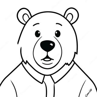 Scary Bear Coloring Page 57102-47507