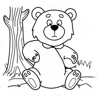 Scary Bear Coloring Page 57102-47508