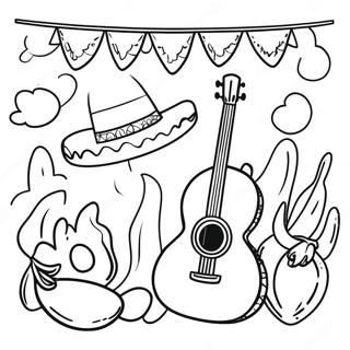 Cinco De Mayo Celebration Coloring Page 57112-47444