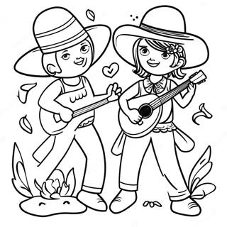 Cinco De Mayo Celebration Coloring Page 57112-47516