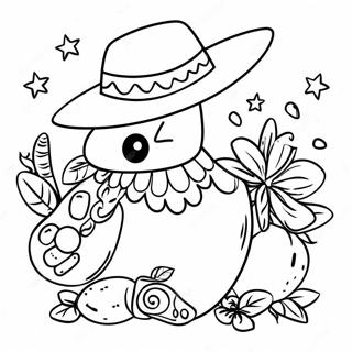 Colorful Cinco De Mayo Fiesta Coloring Page 57113-47456