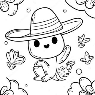 Colorful Cinco De Mayo Fiesta Coloring Page 57113-47517