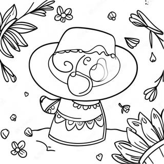 Colorful Cinco De Mayo Fiesta Coloring Page 57113-47520