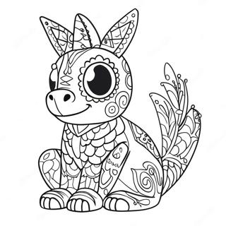 Alebrijes Coco Coloring Page 57132-47460