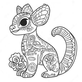 Colorful Alebrijes From Coco Coloring Page 57133-47464