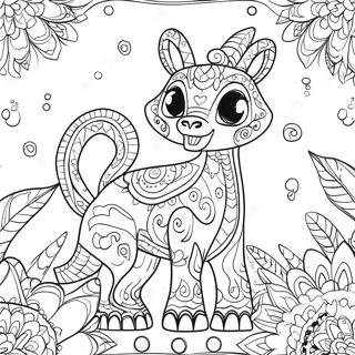 Colorful Alebrijes From Coco Coloring Page 57133-47530