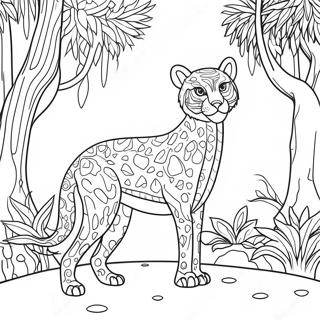 Pointillism Animal Kingdom Coloring Page 57173-47495