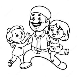 Papa Coloring Pages