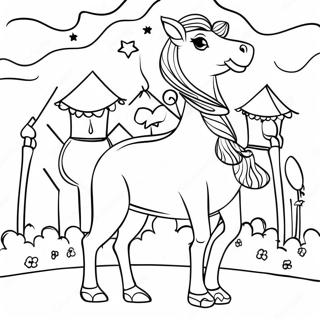 Festive Eid Al Adha Celebration Coloring Page 57233-47614