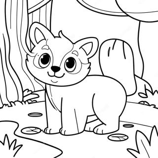 Woodland Animal Coloring Pages