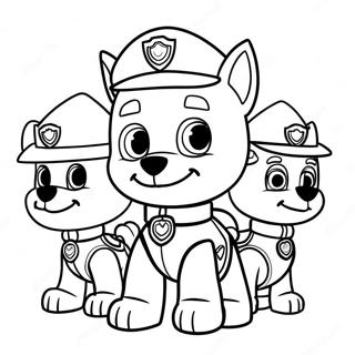 Paw Patrol Halloween Coloring Pages