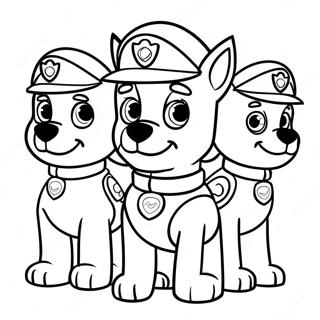 Paw Patrol Halloween Coloring Page 57263-47628