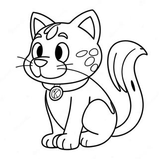 Cheerful University Of Kentucky Wildcat Coloring Page 57274-47635