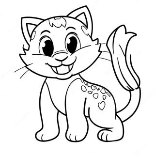 Cheerful University Of Kentucky Wildcat Coloring Page 57274-47636