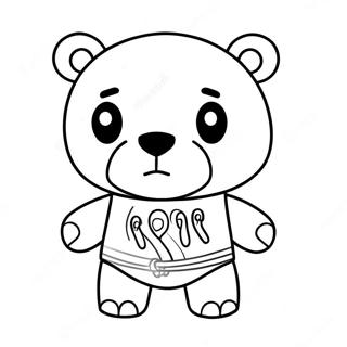 Roblox Bear Coloring Pages