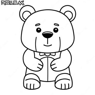 Roblox Bear Coloring Page 57343-47690