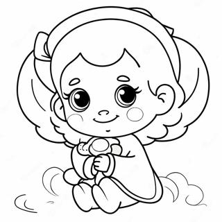 Adorable Precious Moments Angel Coloring Page 57374-47728