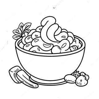 Mac And Cheese Bowl Coloring Page 57414-47738