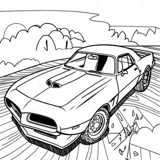 Trans Am Classic Car Coloring Page 57424-47758