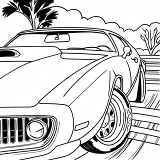 Trans Am Classic Car Coloring Page 57424-47759