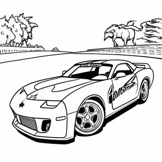 Trans Am Racing Car Coloring Page 57425-47755