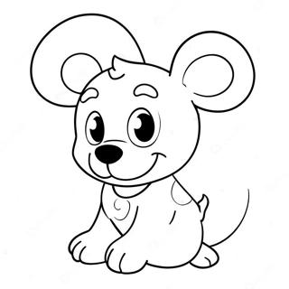 Adorable Cute Disney Coloring Page 57444-47762