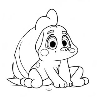 Adorable Cute Disney Coloring Page 57444-47763