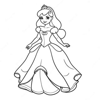 Charming Disney Princess Coloring Page 57445-47771