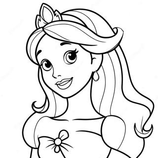 Charming Disney Princess Coloring Page 57445-47772