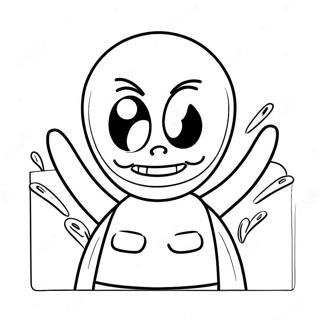 Error Sans Coloring Pages