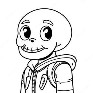 Error Sans Coloring Pages