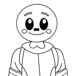 Error Sans With Comic Style Coloring Page 57455-47768