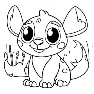 Stitch And Toothless Coloring Page 57474-47787